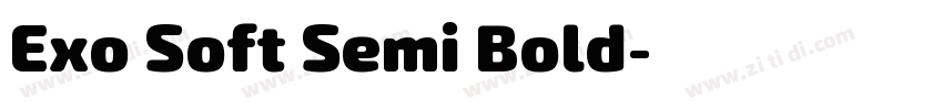 Exo Soft Semi Bold字体转换 Exo Soft Semi Bold字体转换
